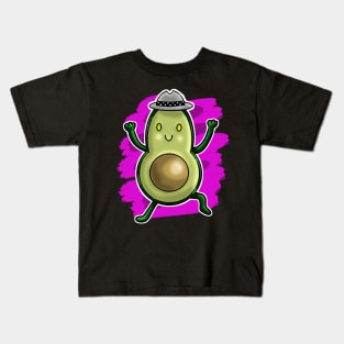 Avocado Ska SKAvocado hat funny dancing Kids T-Shirt